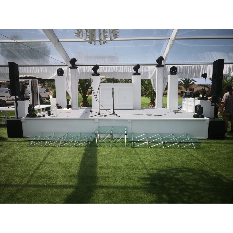 Palco Zincato modulabile da 2x2 a 6x4