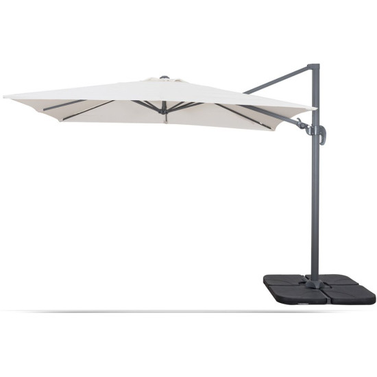 Ombrellone 300x300cm Palo Laterale struttura antracite