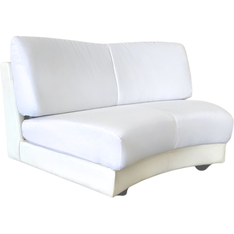 Divano Marine Curvo Bianco