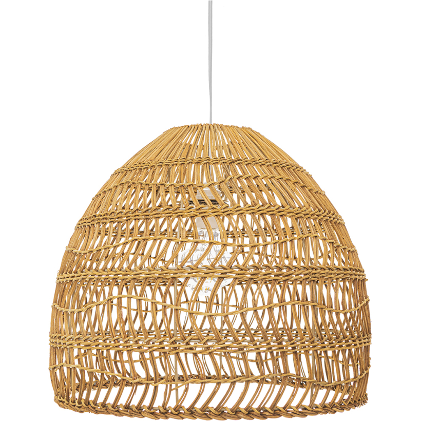 Lampadario Paralume Rattan A Cupola