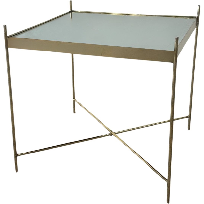 Tavolino Specchiato Gold
