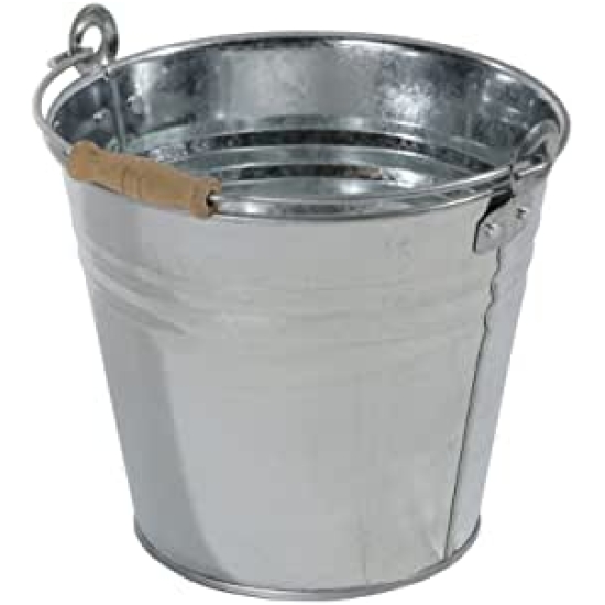 Secchio In Metallo Con Manici h21 Ø23cm