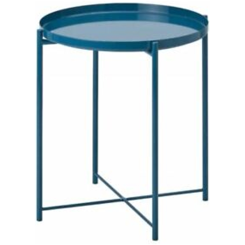Corner Table Blu Con Vassoio