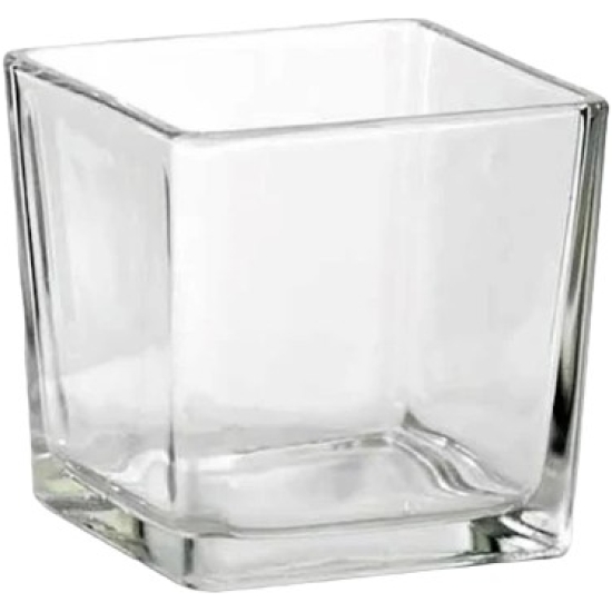 Vaso In Vetro 14x14 h14cm