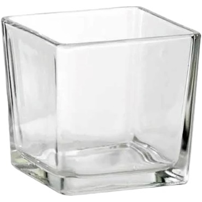 Vaso In Vetro 14x14 h14cm