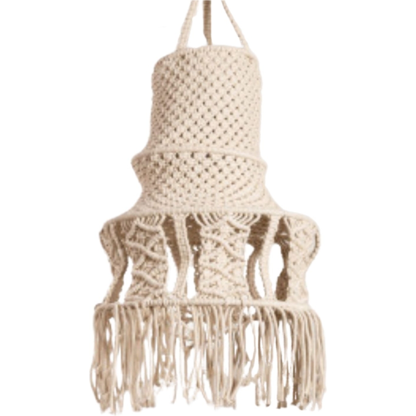 Lampadario  Macramè
