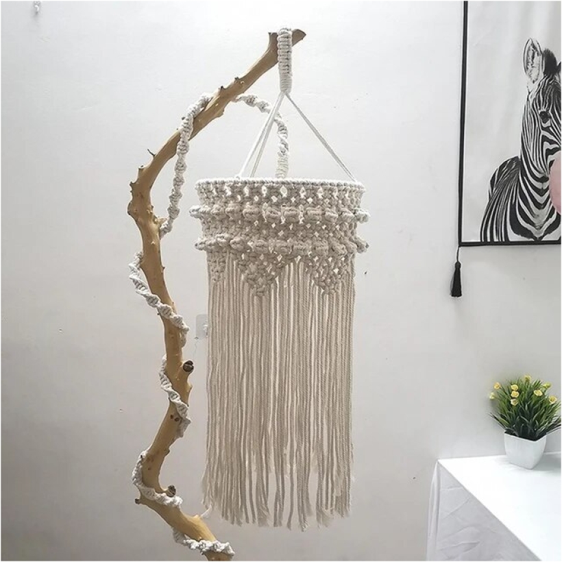 Paralume In Macramè - immagine 2
