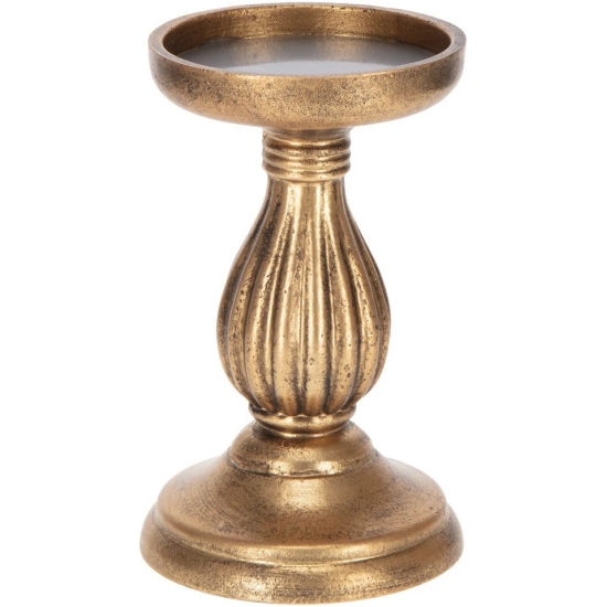 Porta Candela Base Oro