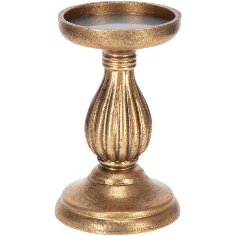 Porta Candela Base Oro