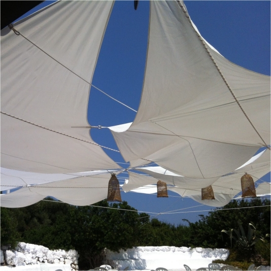 Vela Triangolare Bianca 350x350cm
