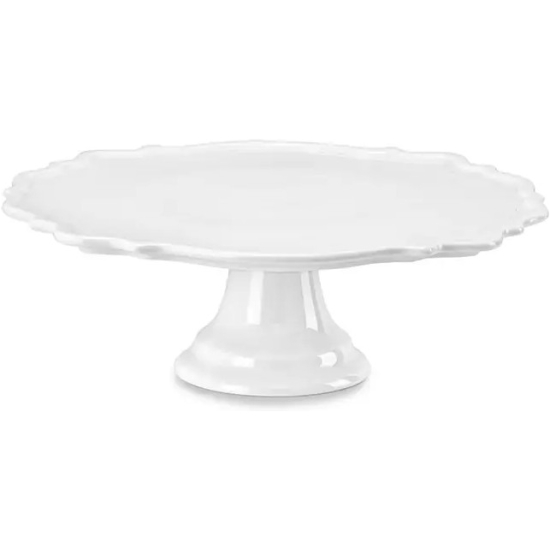 Alzatina In Ceramica Bianca