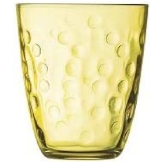 Bicchiere Giallo Con Sfere