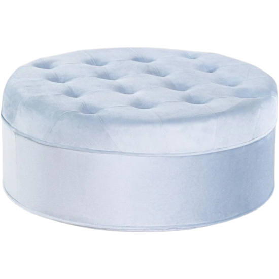 Pouf Rotondo In Velluto Tafie