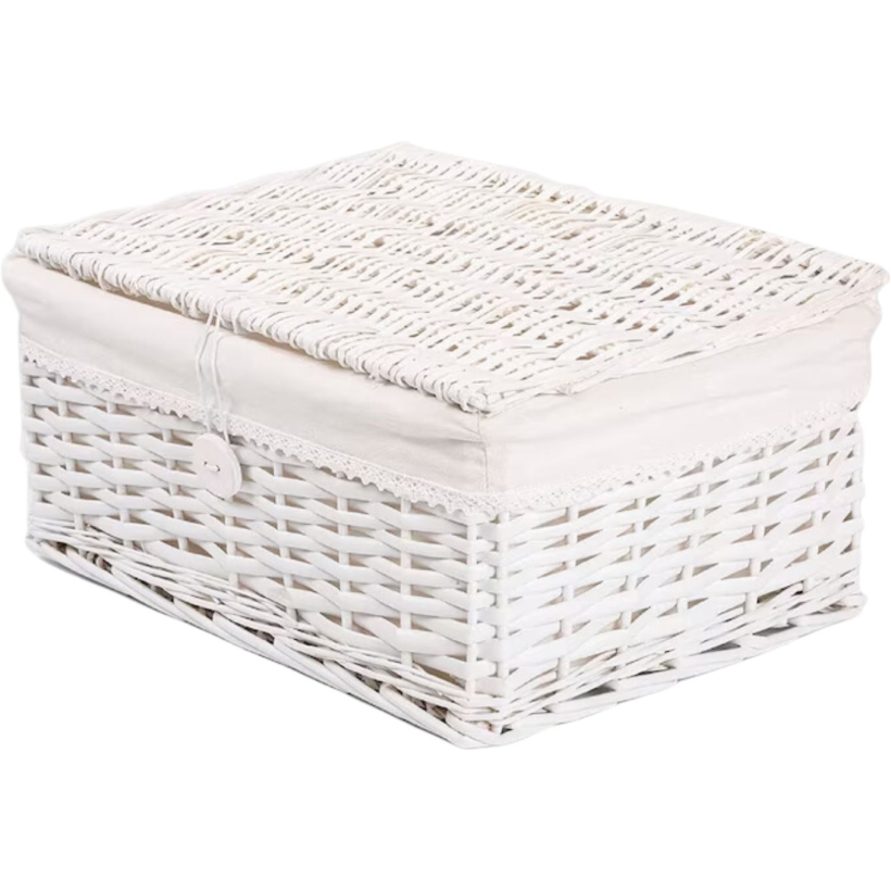 Cesta In Vimini Rettangolare