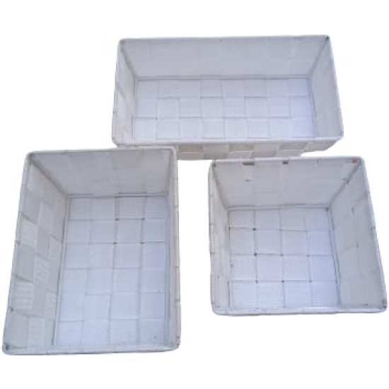 Cestino Porta Pane Bianco Varie Misure