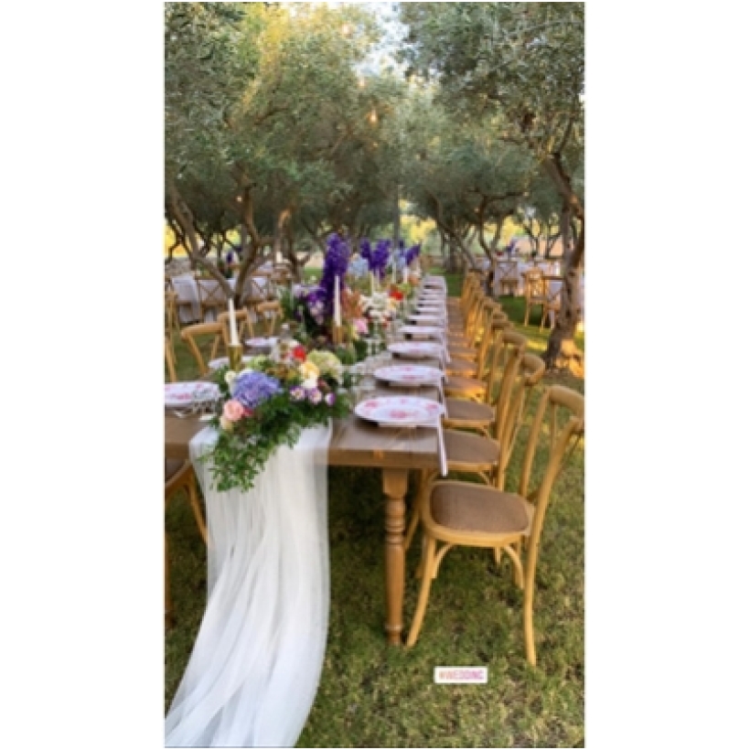 Tavolo Shabby Marrone