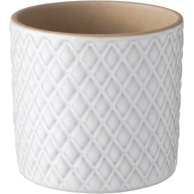 Vaso Diamantato Bianco