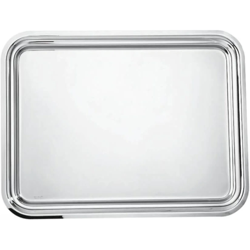 Vassoio Rettangolare Argento 45x37cm