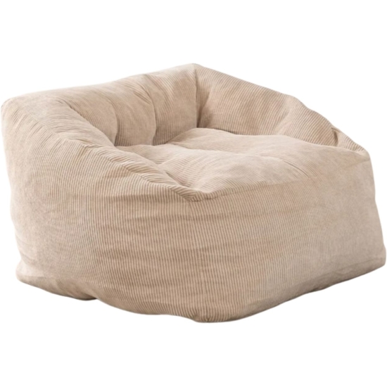 Pouf Lazy Bag Velluto Beige