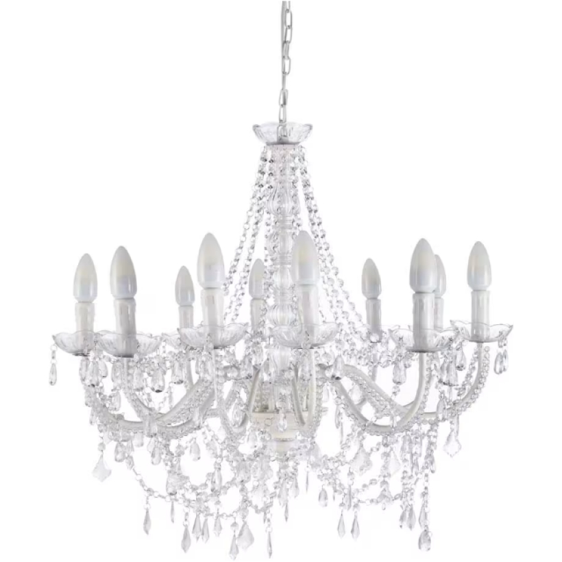 Lampadario 12 braccia corte
