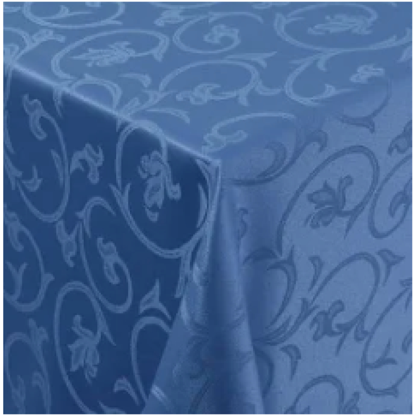 Tovaglia Damascata Blu 560 x 280