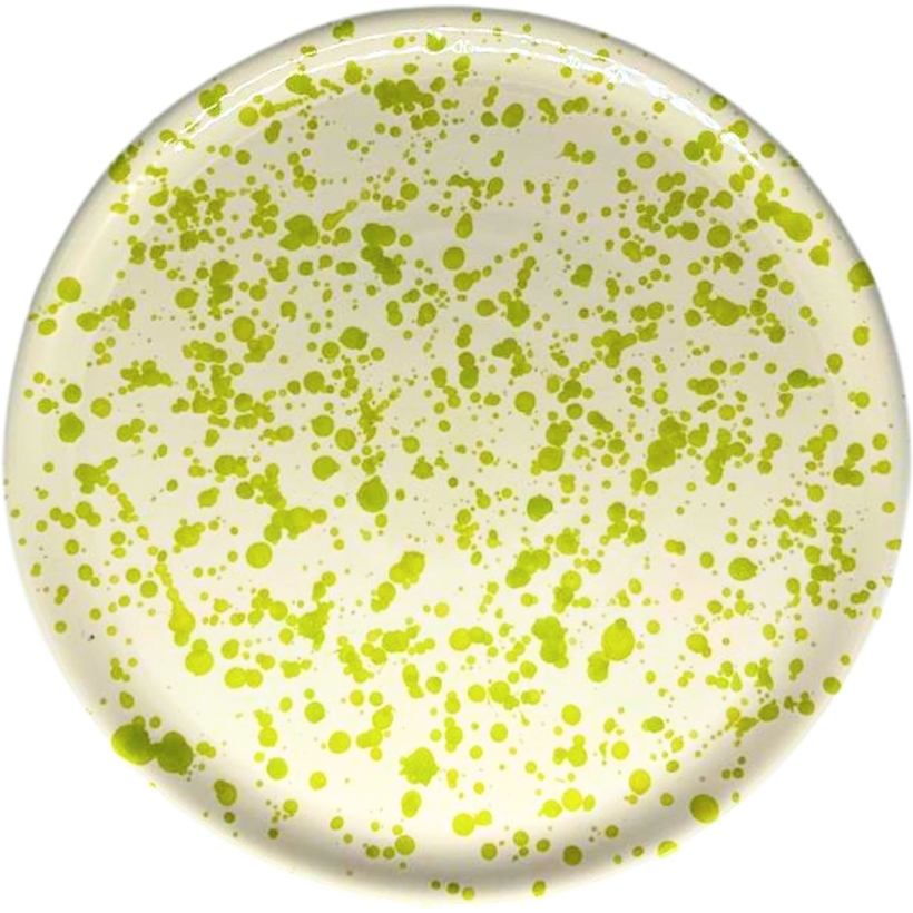 Piatto Screziato Verde Acido (Box 15 pz)