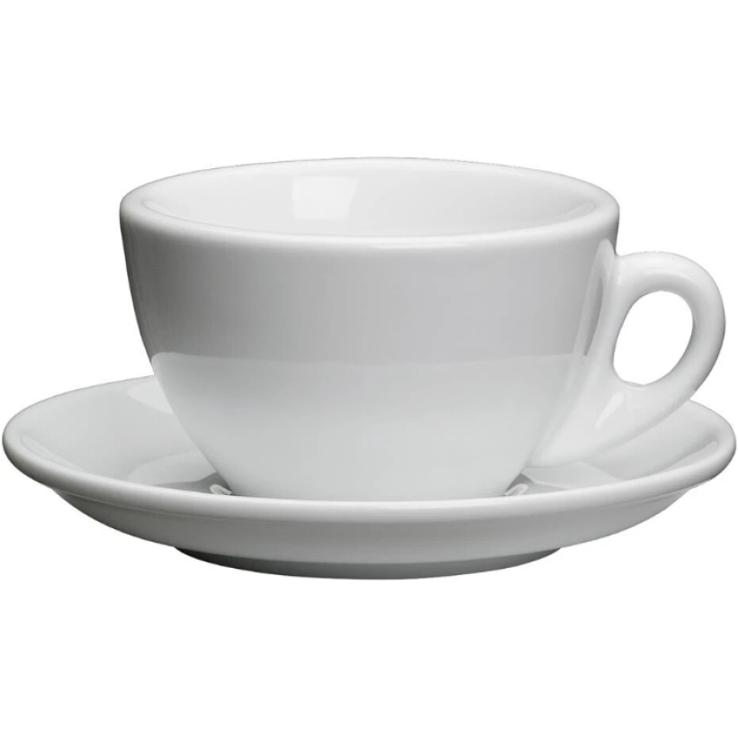 Tazza bianca da cappuccino