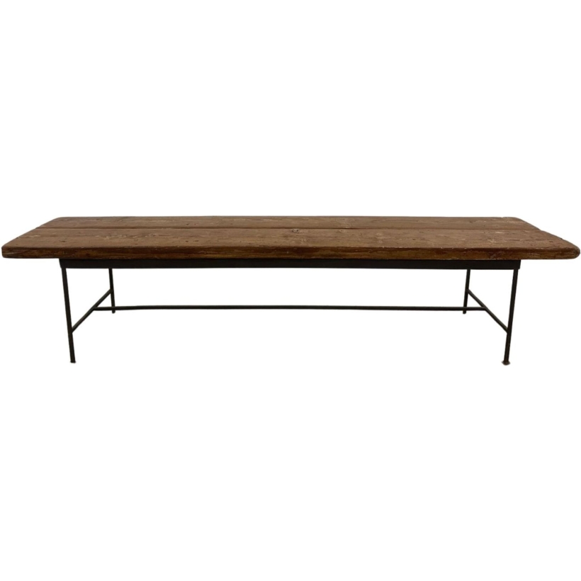 Panca in legno color Noce 205x45 h45
