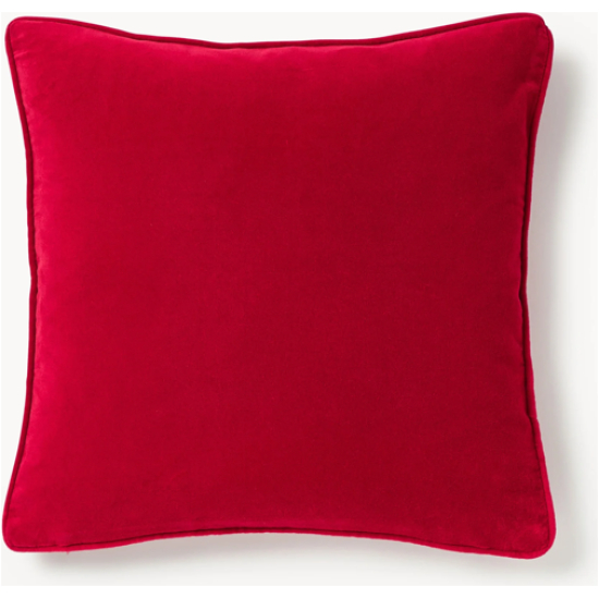 Cuscino Velluto Rosso 50x50