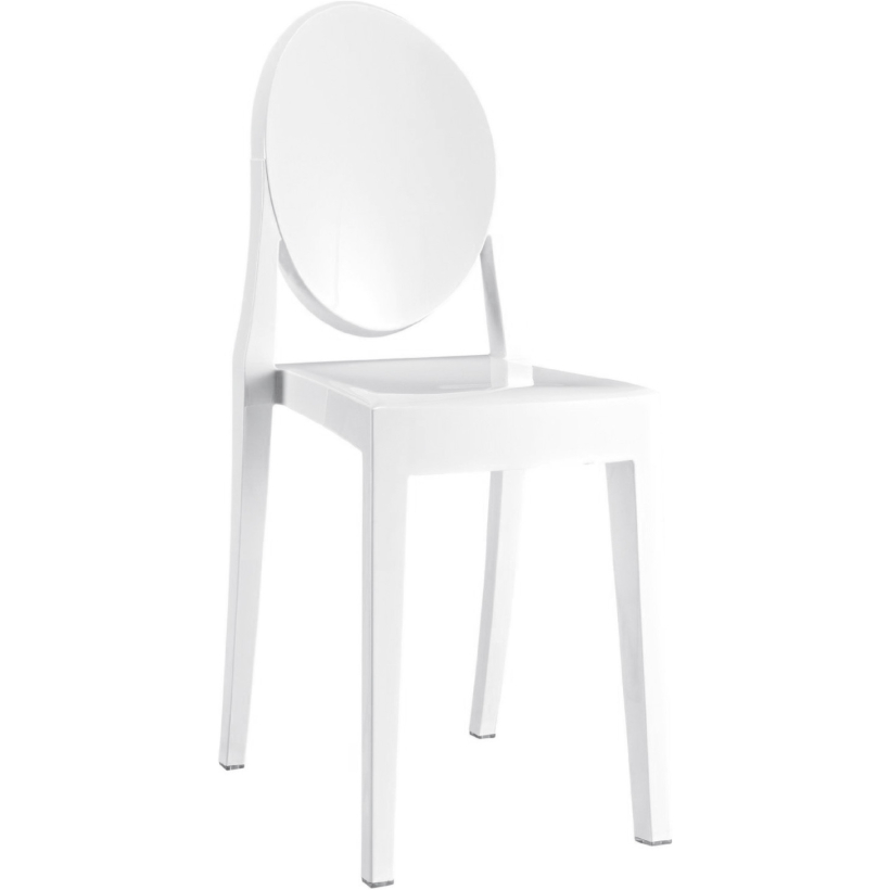 Sedia Kartell mod. Victoria Ghost colore bianco