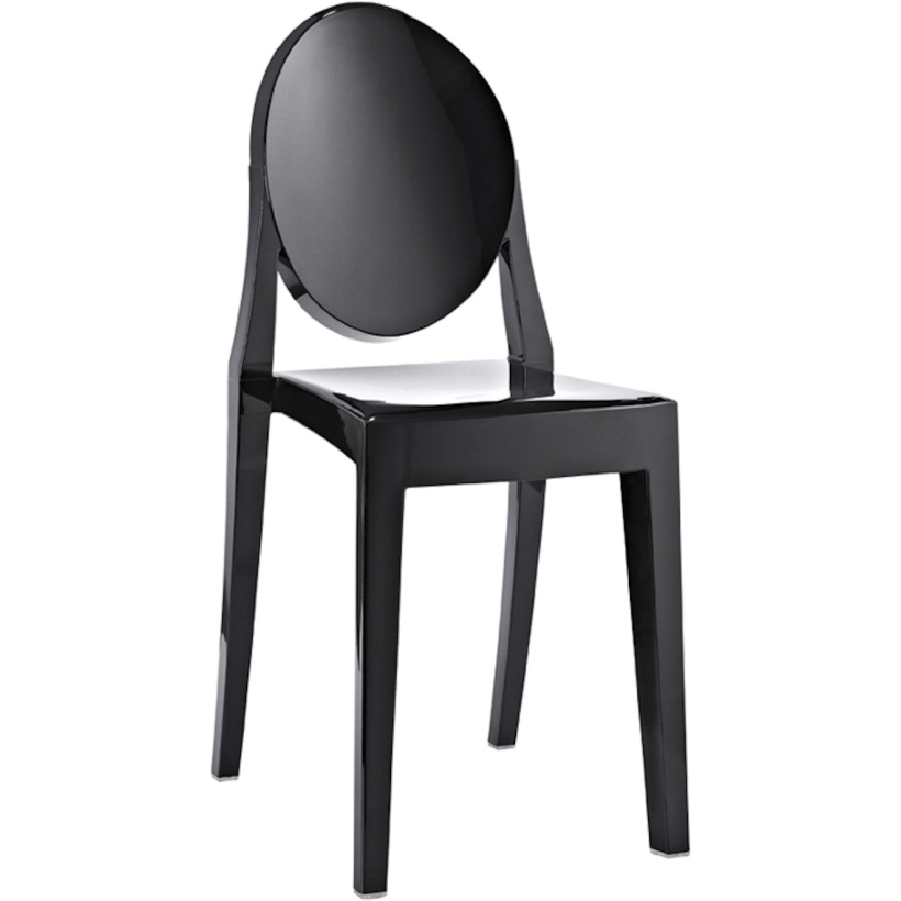 Sedia Kartell mod. Victoria Ghost colore nero