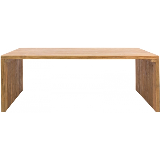 Tavolo teak cm 80x200 h77 in legno massello