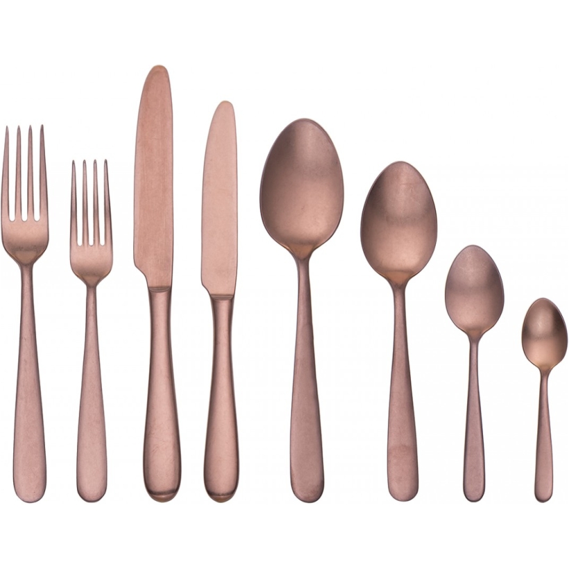 Cucchiaio dessert serie vintage color rame (Conf. 10 pz)
