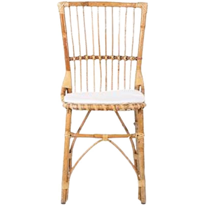 SEDIA BAMBU CON CUSCINO
