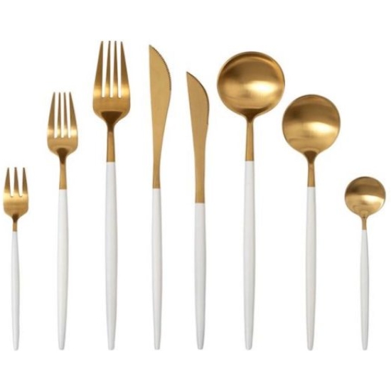 Linea White & Gold